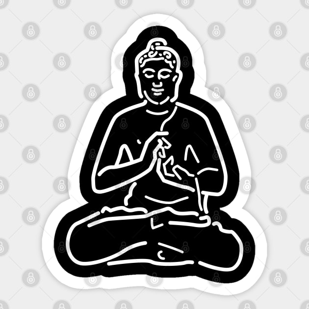 Buddha Sticker by Black Pumpkin